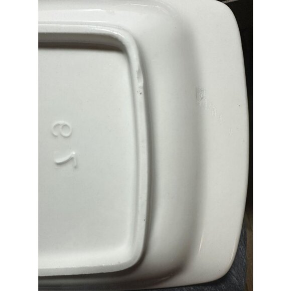 Vtg 1970s MARK BUFFALO CHINA OAKBROOKE Restaurant Ware Rectangular Serving Tray - Picture 12 of 13
